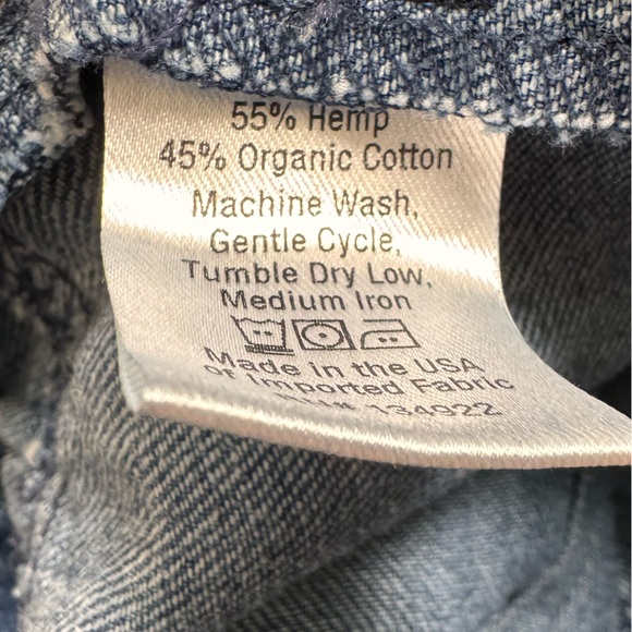 Emerson Fry TULIP WIDE LEG - INDIGO HEMP ORGANIC S - Picture 7 of 8